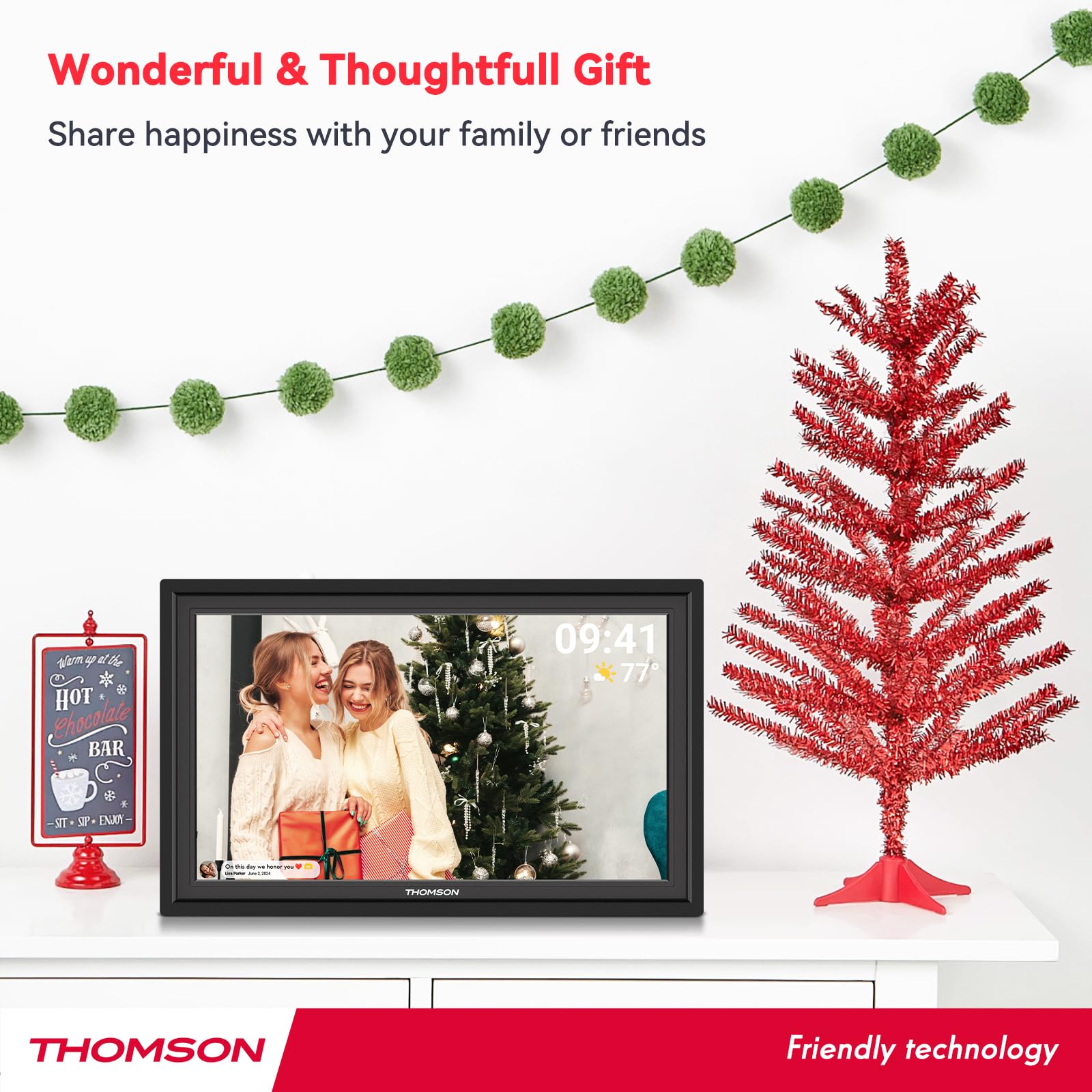 Foto 7 | Marco De Fotos Digital Thomson Frameo 15.6'' Wifi 32gb - Venta Internacional.