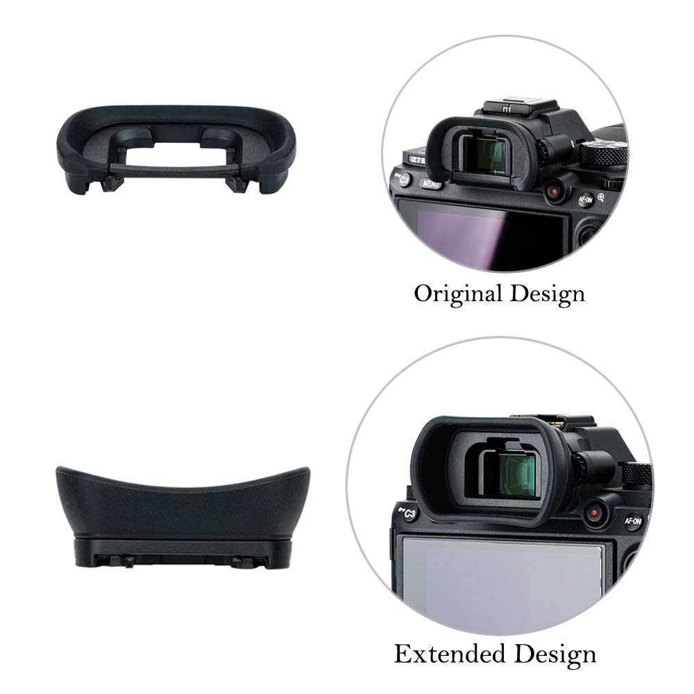 Foto 3 pulgar | Eyepiece Eyepiece Eyeshade  2 Paquetes  Para Sony A7iii A7ii A7 A7r Iv - Venta Internacional.