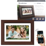 Marco De Fotos Digital Brookstone Wifi De 10 1'' Con Photoshare - Venta Internacional.