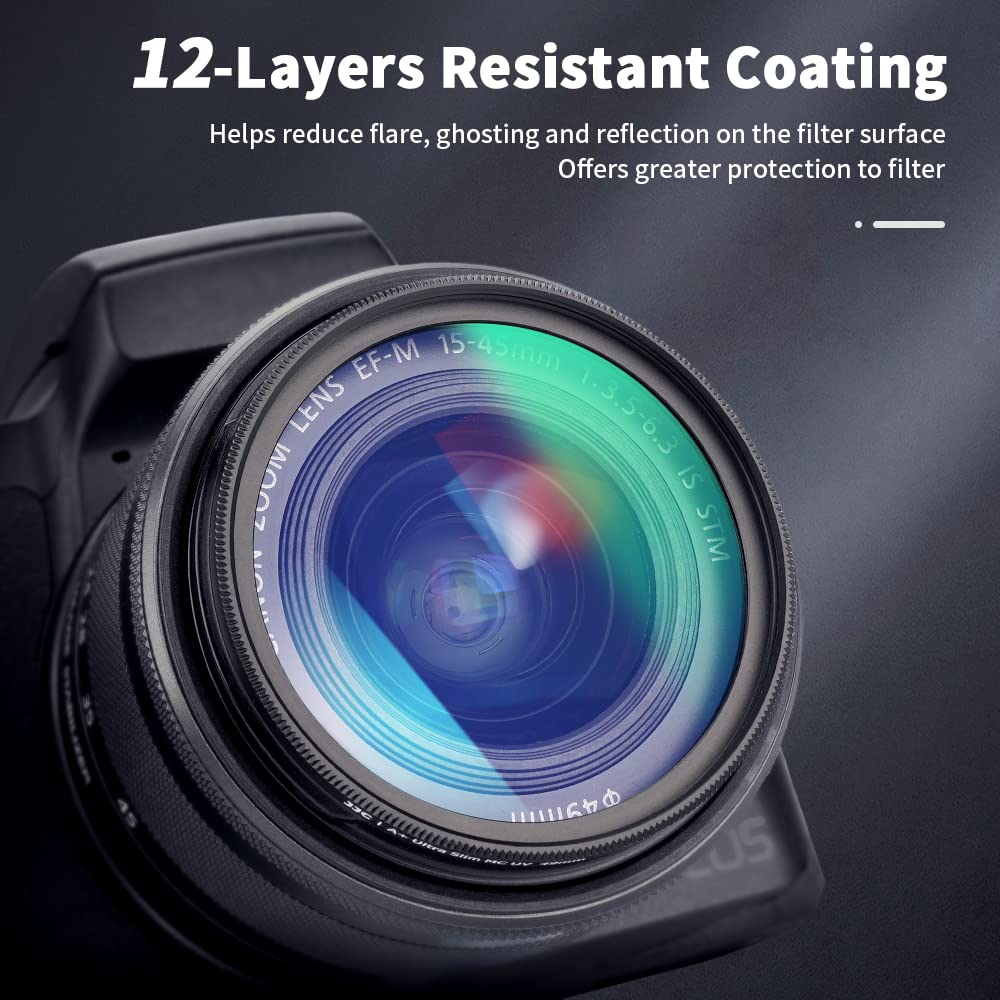 Foto 6 pulgar | Filtro Uv Jjc Multicapa De 46 Mm Para Nikon Z50 Ii Z50ii Z50 Z30 - Venta Internacional.