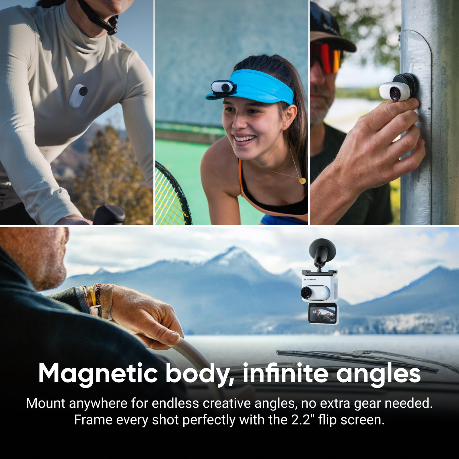 Foto 5 pulgar | Cámara De Vlogs Insta360 Go 3s 4k De 64 Gb Con Batería De 140 Min  Color Blanco - Venta Internacional.