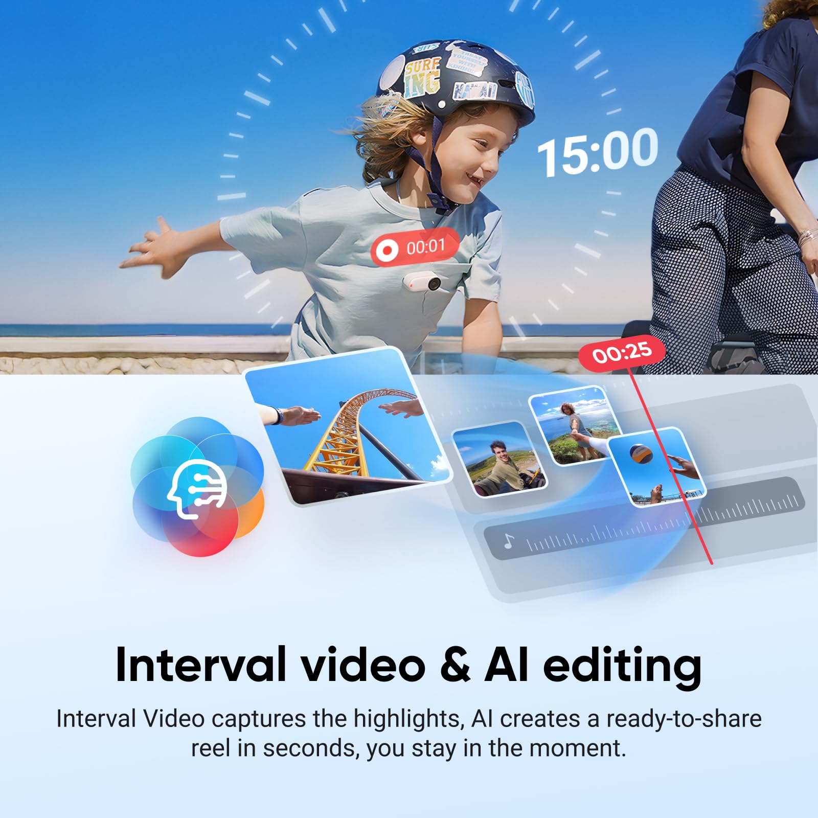 Foto 8 pulgar | Cámara De Vlogs Insta360 Go 3s 4k De 64 Gb Con Batería De 140 Min  Color Blanco - Venta Internacional.