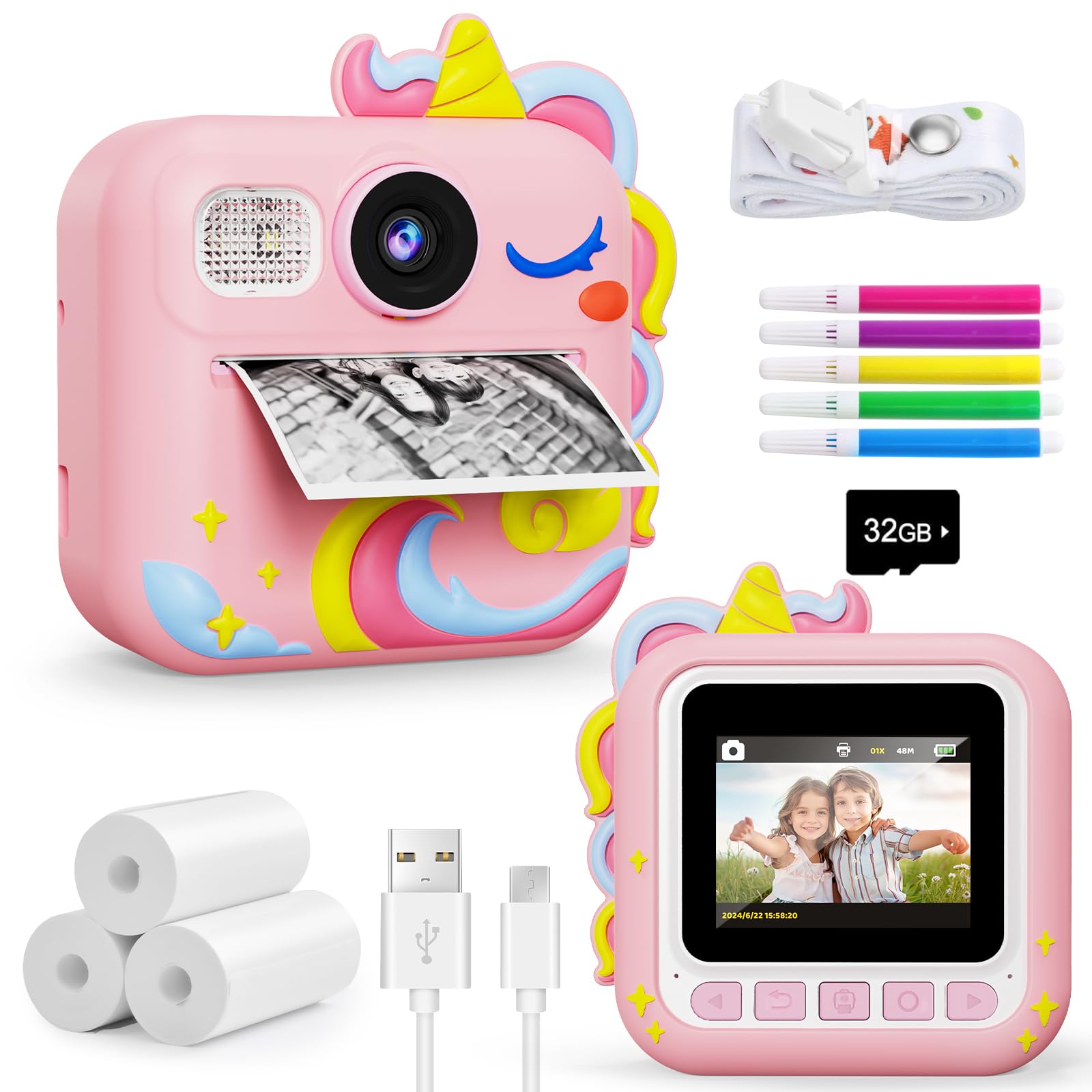 Foto 2 pulgar | Cámara Para Niños Kokodi  Impresión Instantánea  Vídeo Digital  De 3 A 12 Años - Venta Internacional.