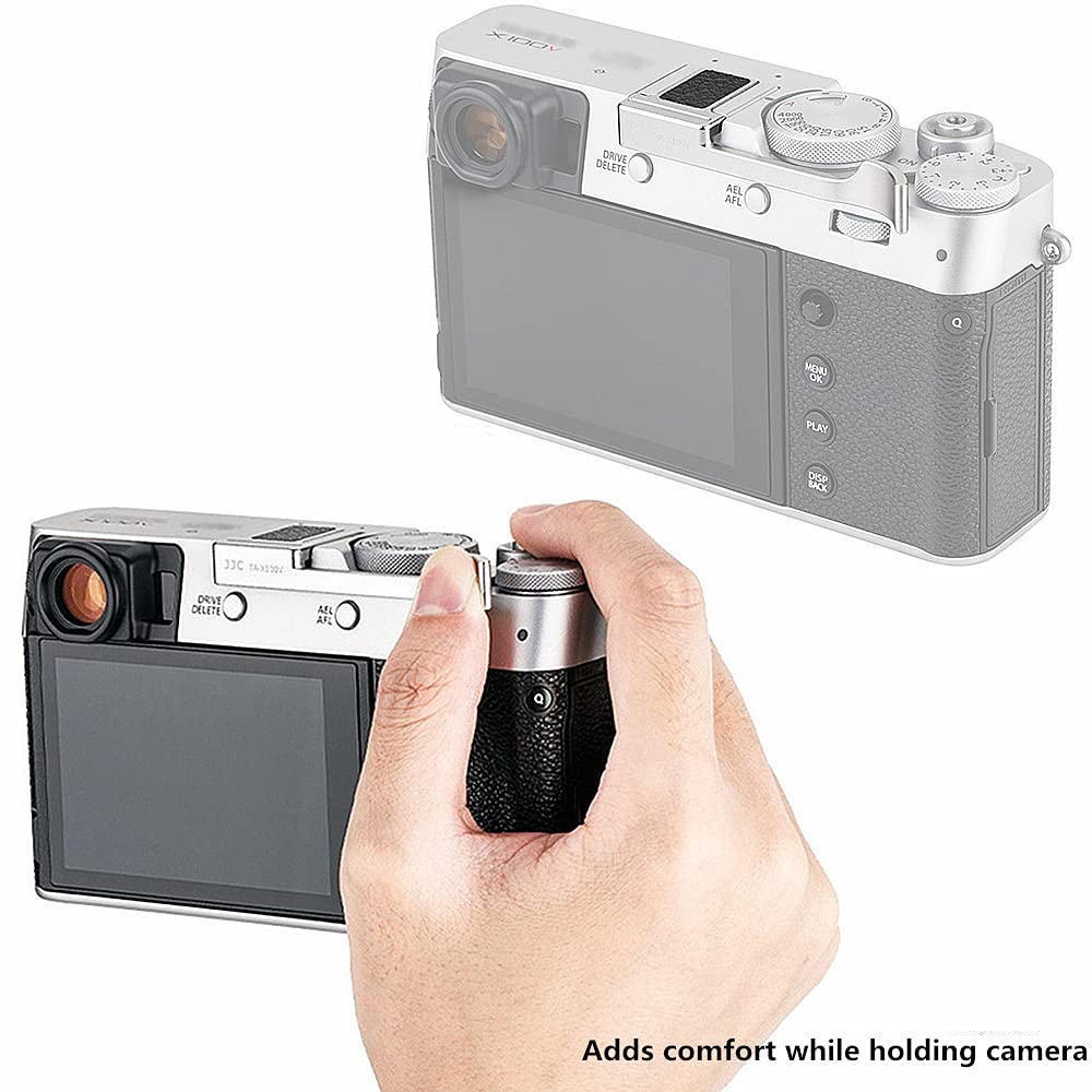 Foto 5 pulgar | Empuñadura Metálica Jjc Deluxe Con El Pulgar Hacia Arriba Para Fujifilm X100vi  Color Plateado - Venta Internacional.