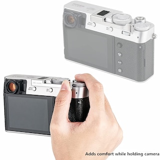 Foto 4 | Empuñadura Metálica Jjc Deluxe Con El Pulgar Hacia Arriba Para Fujifilm X100vi Color Plateado - Venta Internacional.