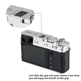 Foto 6 | Empuñadura Metálica Jjc Deluxe Con El Pulgar Hacia Arriba Para Fujifilm X100vi Color Plateado - Venta Internacional.
