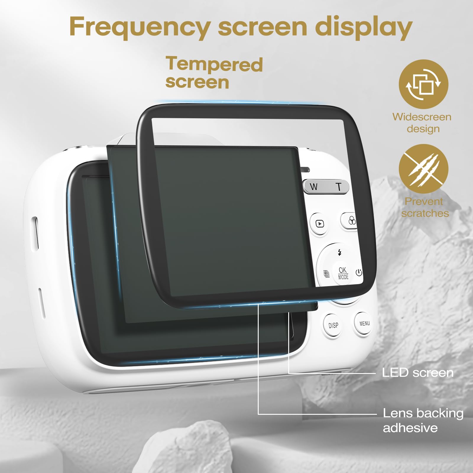 Foto 2 | Cámara Camcordy 5k Uhd De 80 Mp Con Zoom De 18x Para Vlogs  Color Blanco - Venta Internacional.