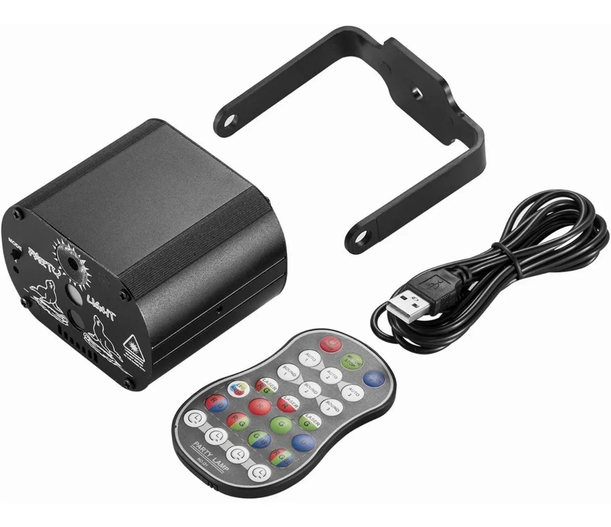 Foto 4 pulgar | Proyector con Control Remoto Malubero color Negro