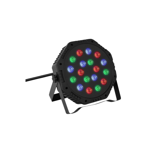 Foto 2 pulgar | Cañón De Leds Rgb Audiorítmico Dmx Multicolor 18x1