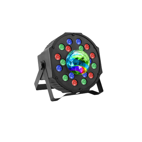 Foto 1 | Cañón De Leds Rgb 18x1 Audiorítmico Bola Dj Multicolor