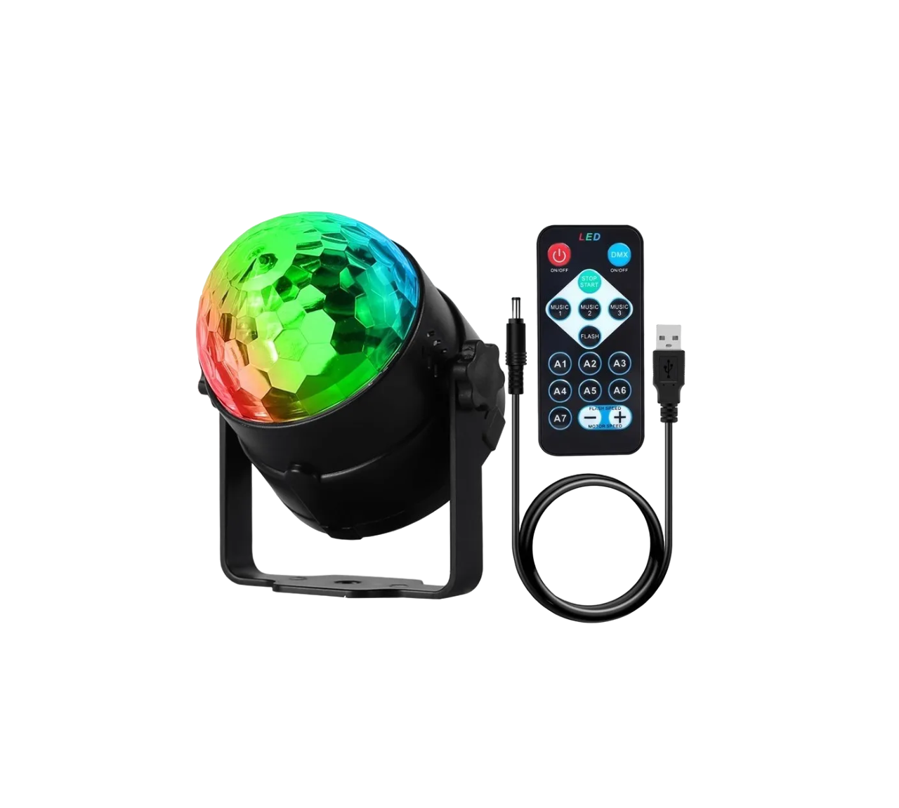 Foto 1 | Luz LED RGB Malubero Bola Disco Proyector