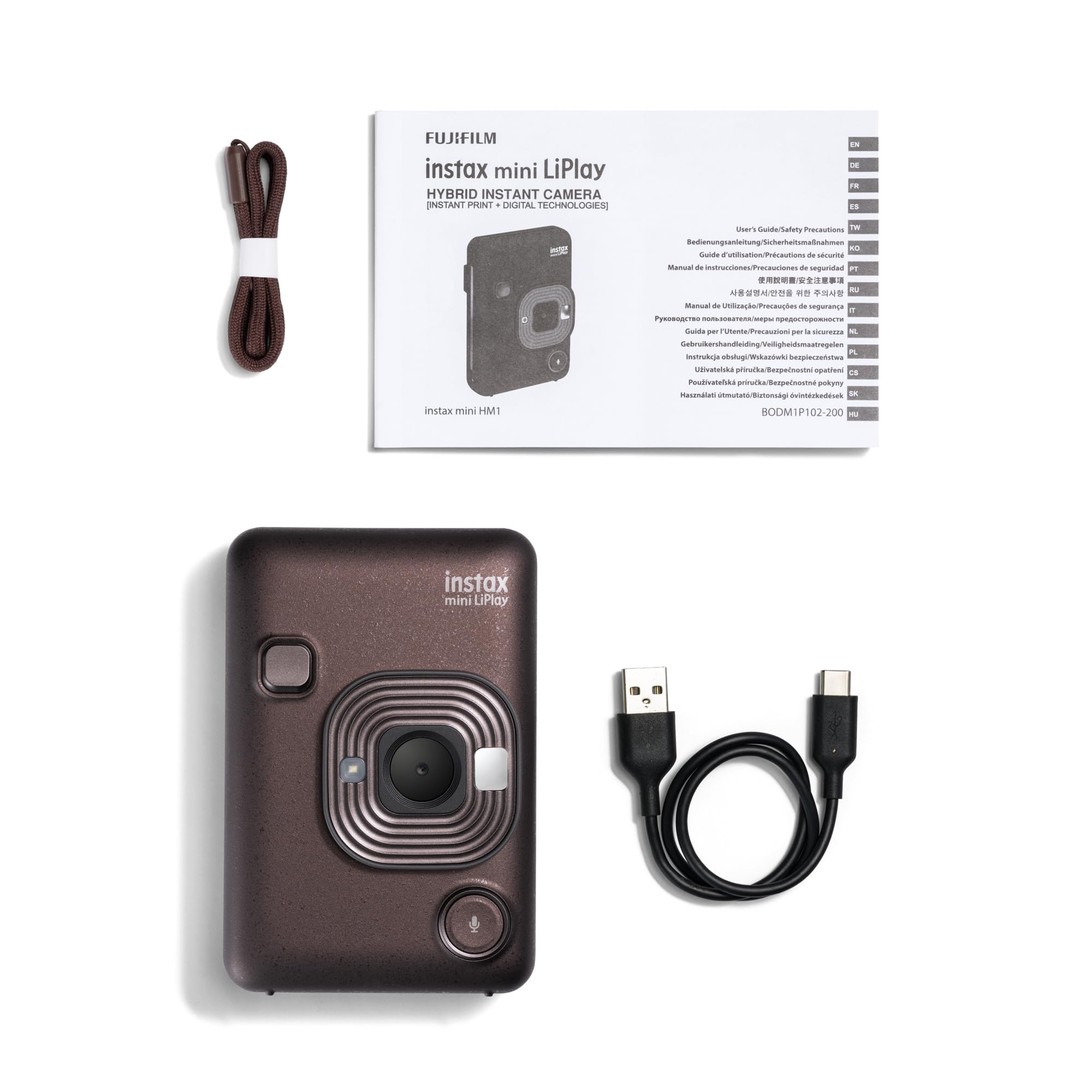 Foto 6 | Cámara Fujifilm Instax Mini Liplay Hybrid Deep Bronze - Venta Internacional.