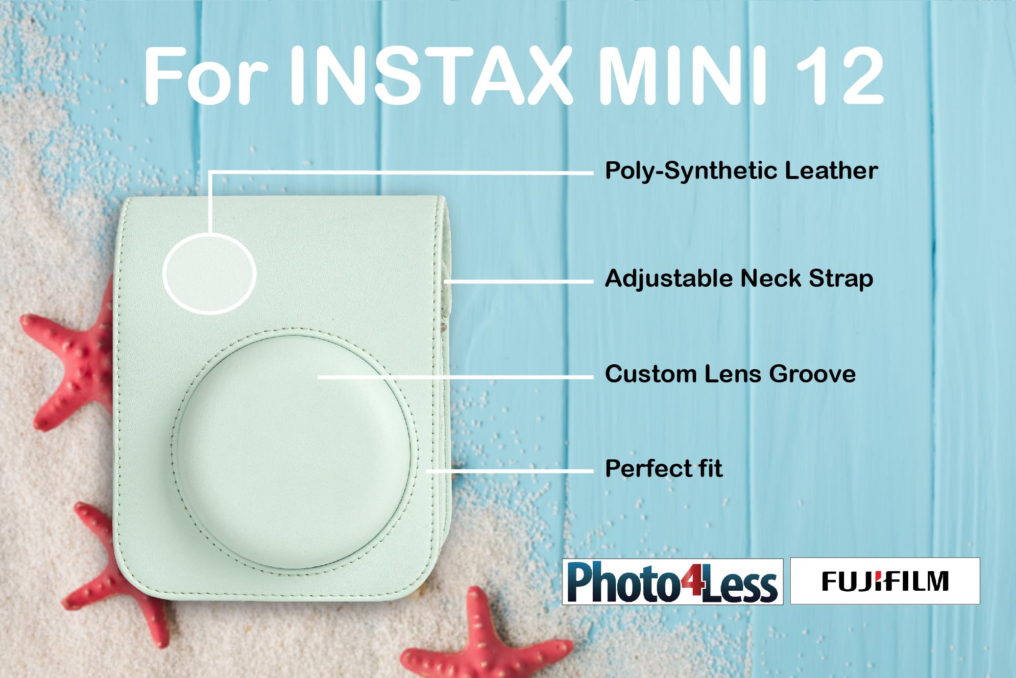 Foto 5 | Cámara De Película Instantánea Fujifilm Instax Mini 12 Verde Menta - Venta Internacional.