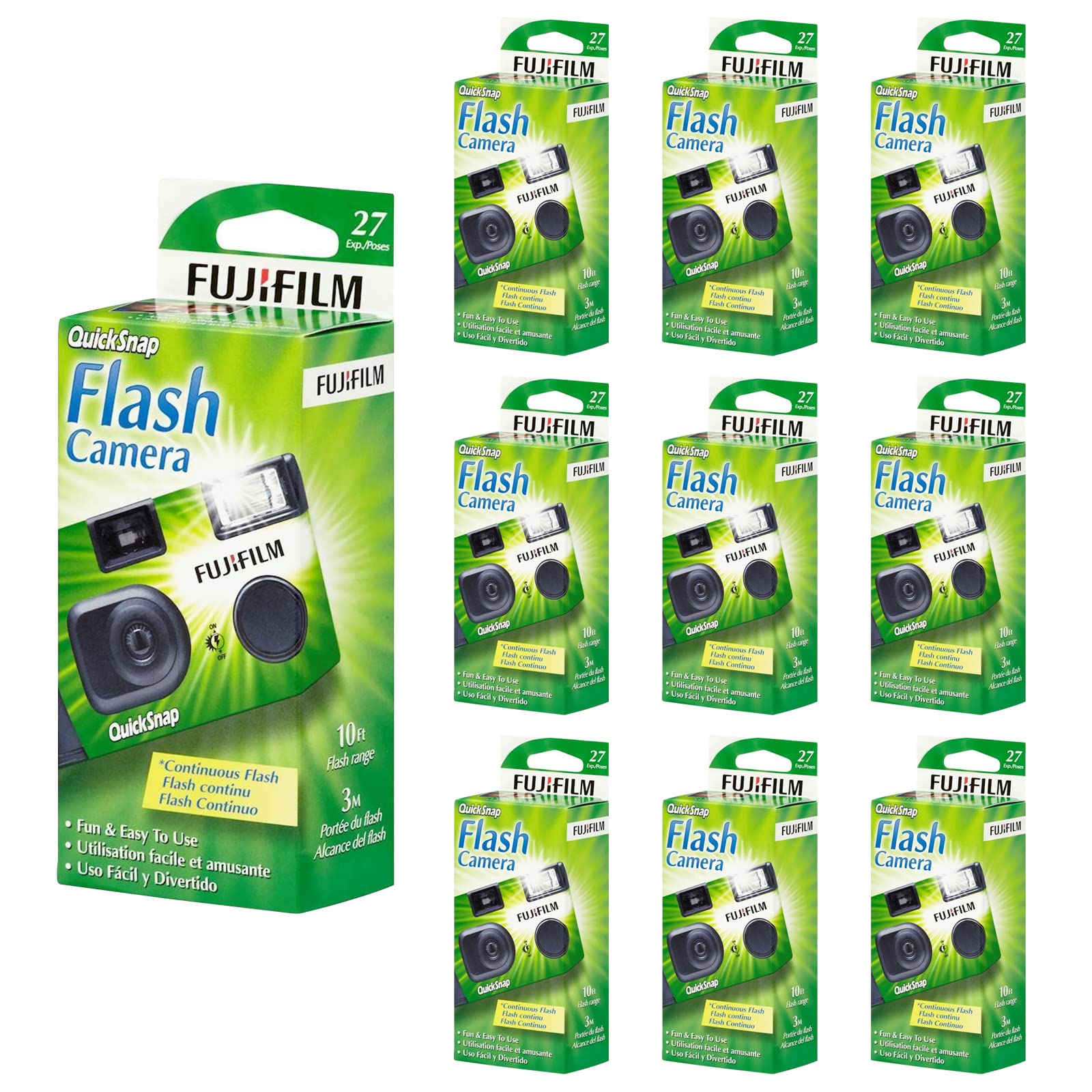 Cámara Desechable Fujifilm Quicksnap Flash 400 35 Mm 27 Exp - Venta Internacional.