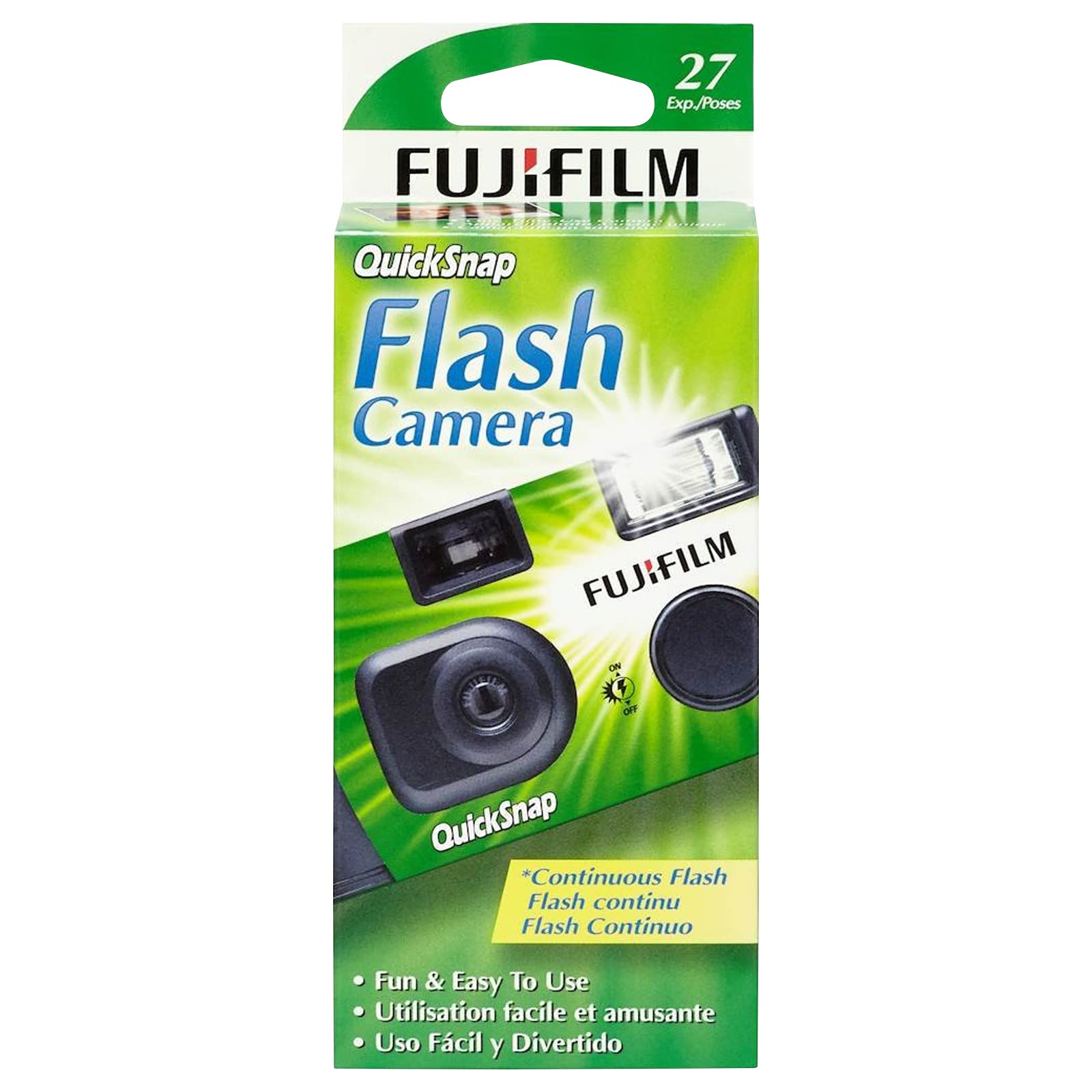 Foto 2 | Cámara Desechable Fujifilm Quicksnap Flash 400 35 Mm 27 Exp - Venta Internacional.