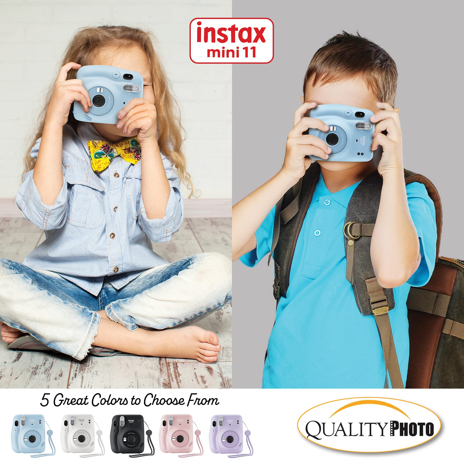 Foto 8 pulgar | Cámara Instantánea Fujifilm Instax Mini 11 Con 40 Películas Y Accesorios - Venta Internacional.