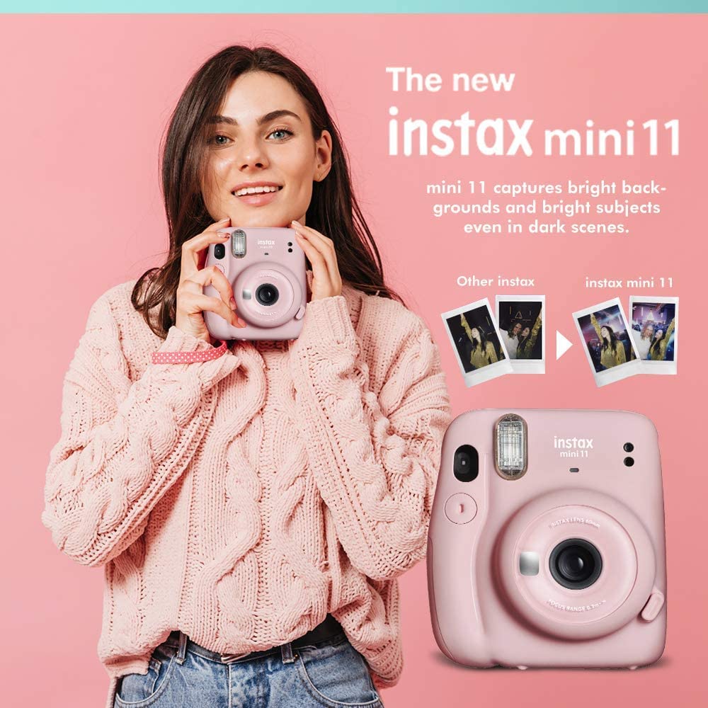 Foto 4 | Cámara Instantánea Fujifilm Instax Mini 11 Azul Cielo Con Película De 40 Años - Venta Internacional.