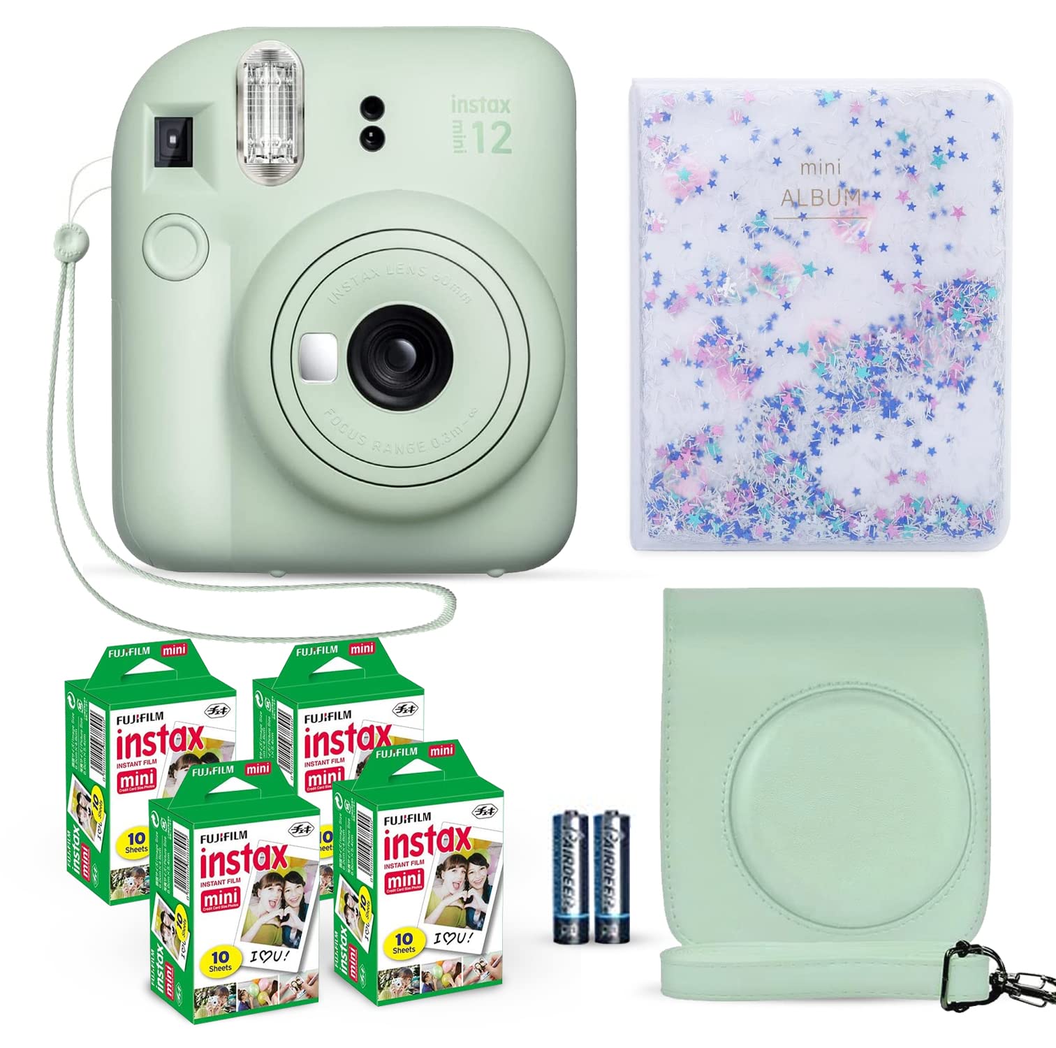 Foto 2 pulgar | Cámara Instantánea Fujifilm Instax Mini 12 Verde Menta Con Película - Venta Internacional.