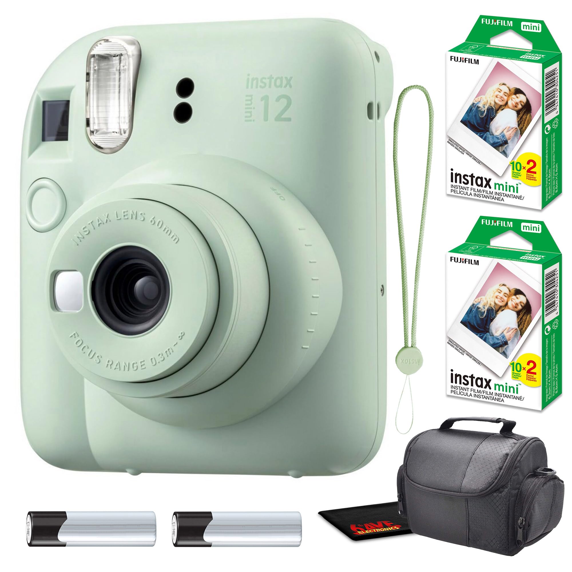 Foto 2 pulgar | Cámara Instantánea Fujifilm Instax Mini 12 Verde Menta Con Películas - Venta Internacional.