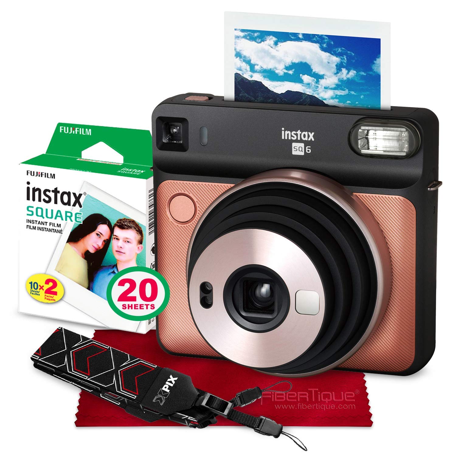 Foto 2 pulgar | Cámara De Película Instantánea Fujifilm Instax Square Sq6 +acc - Venta Internacional.