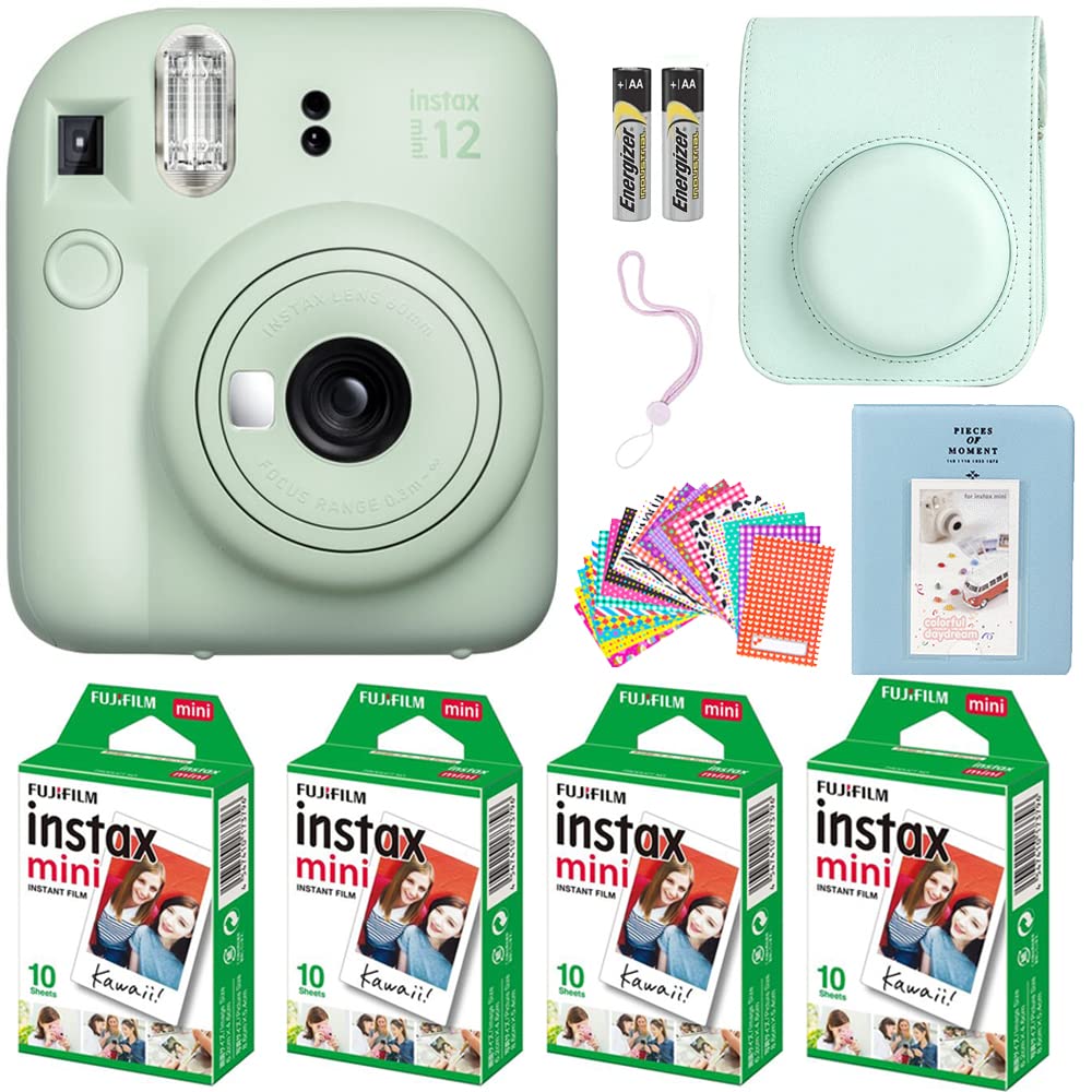 Foto 2 pulgar | Cámara Fujifilm Instax Mini 12 Instant Con Película De 40 Hojas - Venta Internacional.