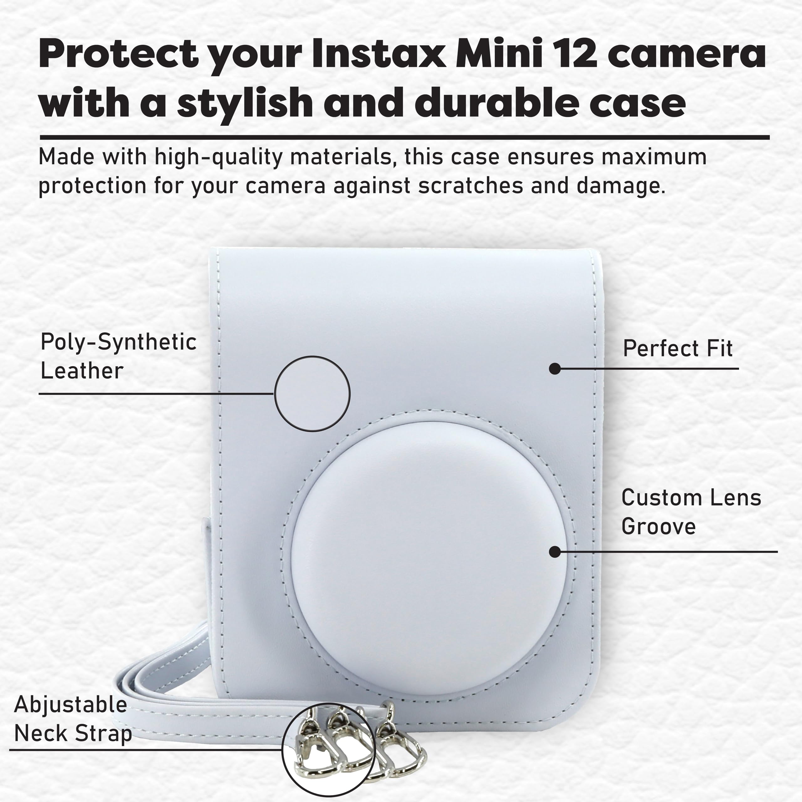 Foto 4 | Cámara Instantánea Fujifilm Instax Mini 12 Con Película Y Accesorios - Venta Internacional.