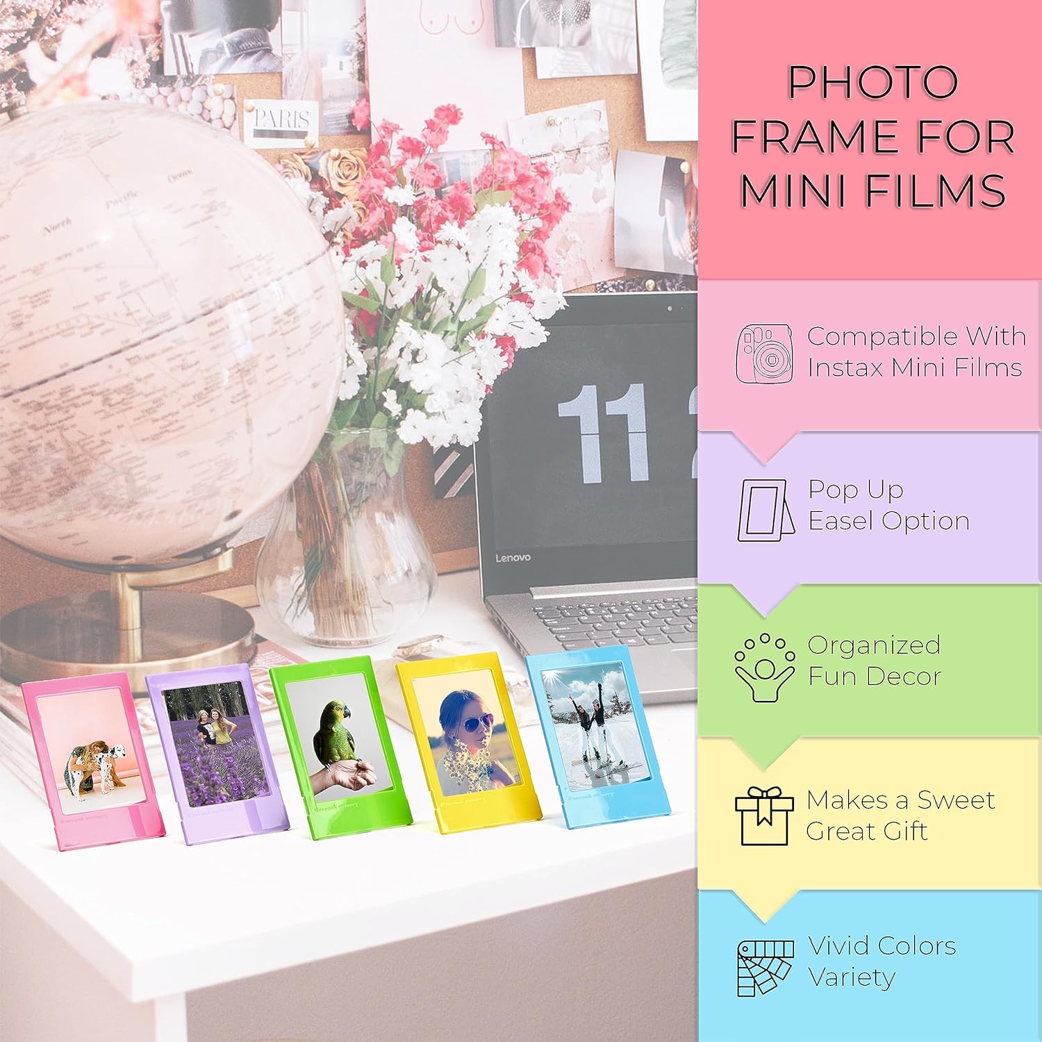 Foto 6 | Cámara Instantánea Fujifilm Instax Mini 12 Con Película Y Accesorios - Venta Internacional.