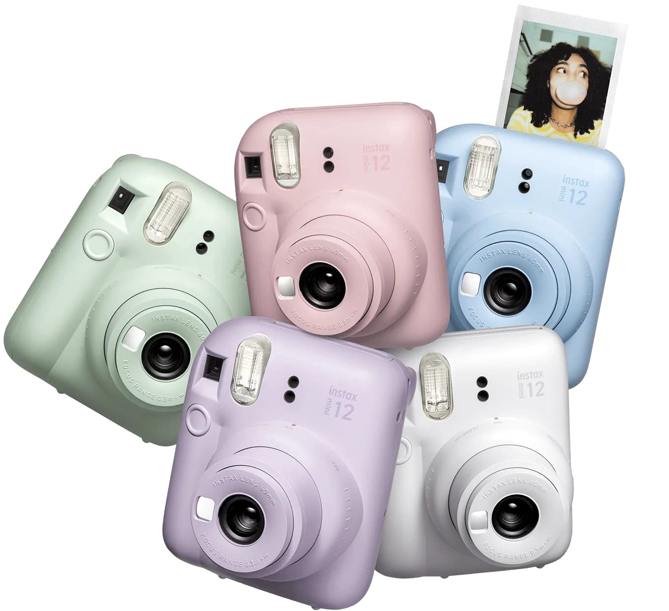 Foto 6 pulgar | Cámara Instantánea Fujifilm Instax Mini 12 Azul Pastel Con Película - Venta Internacional.