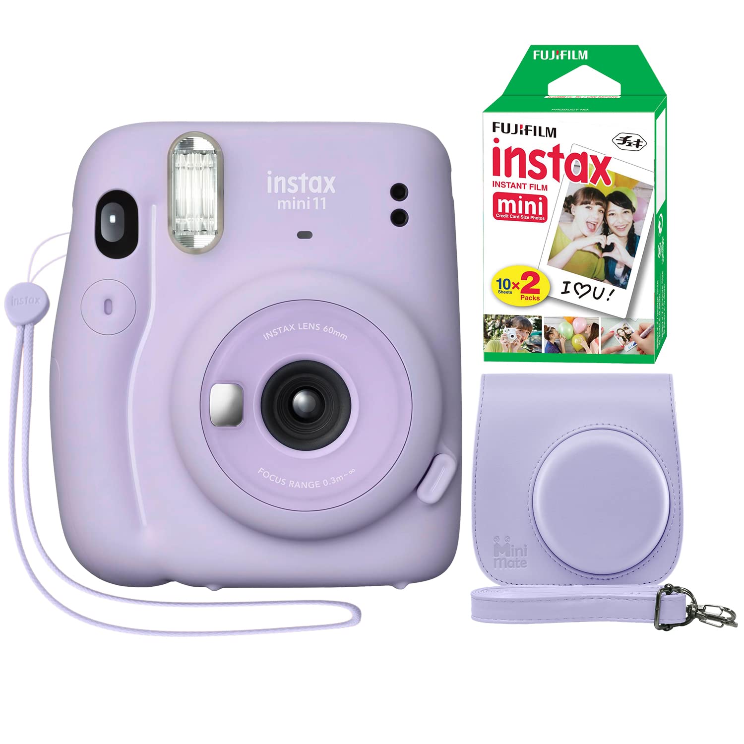 Foto 2 pulgar | Cámara Instantánea Fujifilm Instax Mini 11 Lila Purple + Funda - Venta Internacional.