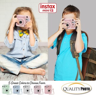Foto 7 | Cámara Instantánea Fujifilm Instax Mini 12 Con Funda Y 60 Impresiones - Venta Internacional.