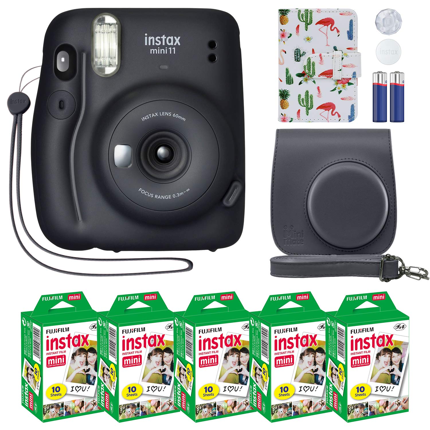 Cámara Instantánea Fujifilm Instax Mini 11 Gris Carbón - Venta Internacional.