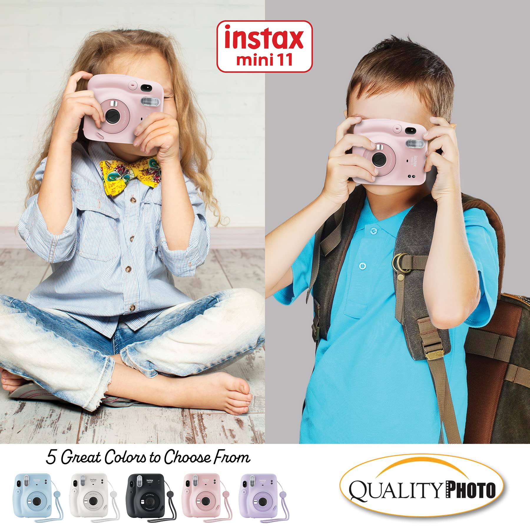 Foto 8 pulgar | Cámara Instantánea Fujifilm Instax Mini 11 Con 40 Películas Y Accesorios - Venta Internacional.