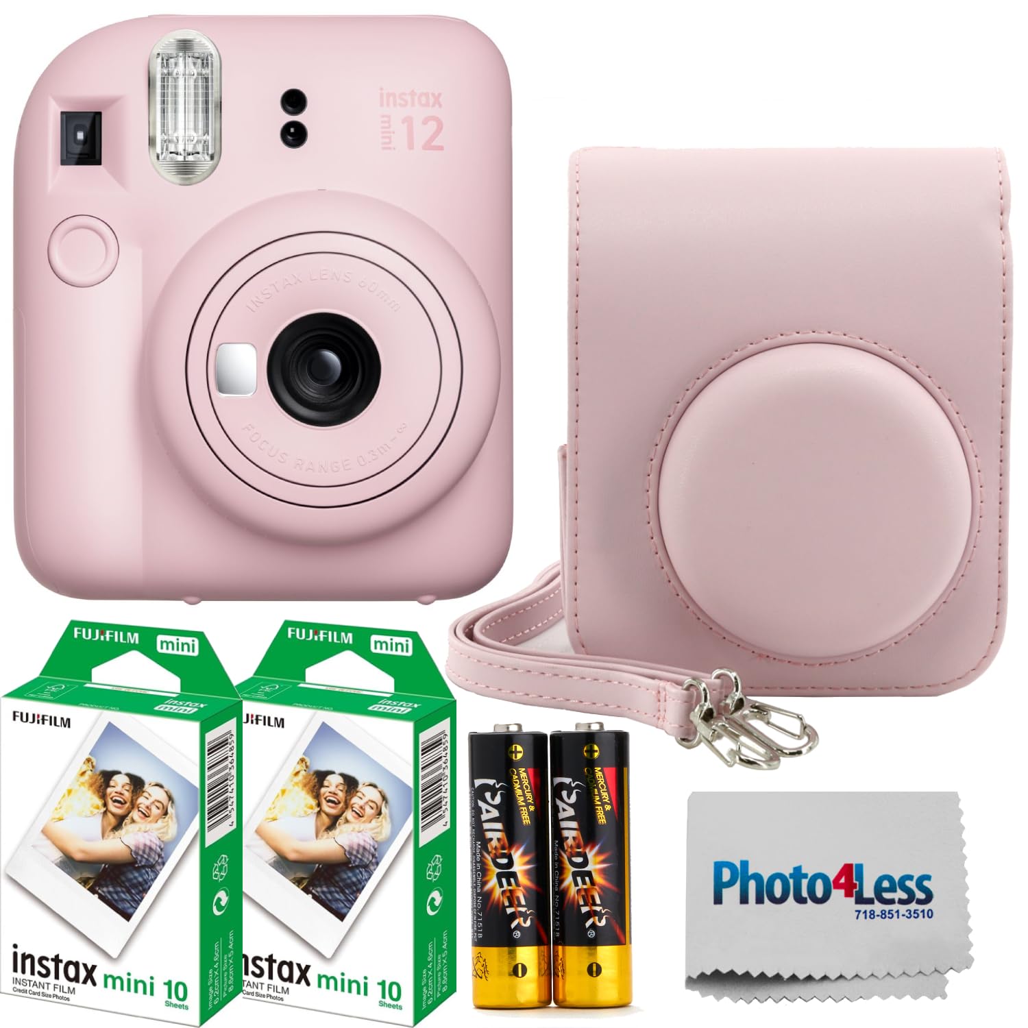 Cámara Fujifilm Instax Mini 12 Instant Film Blossom Pink - Venta Internacional. $3,862