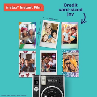 Foto 6 | Cámara Fujifilm Instax Mini 40 Instant Con Modo Selfie Plateada - Venta Internacional.