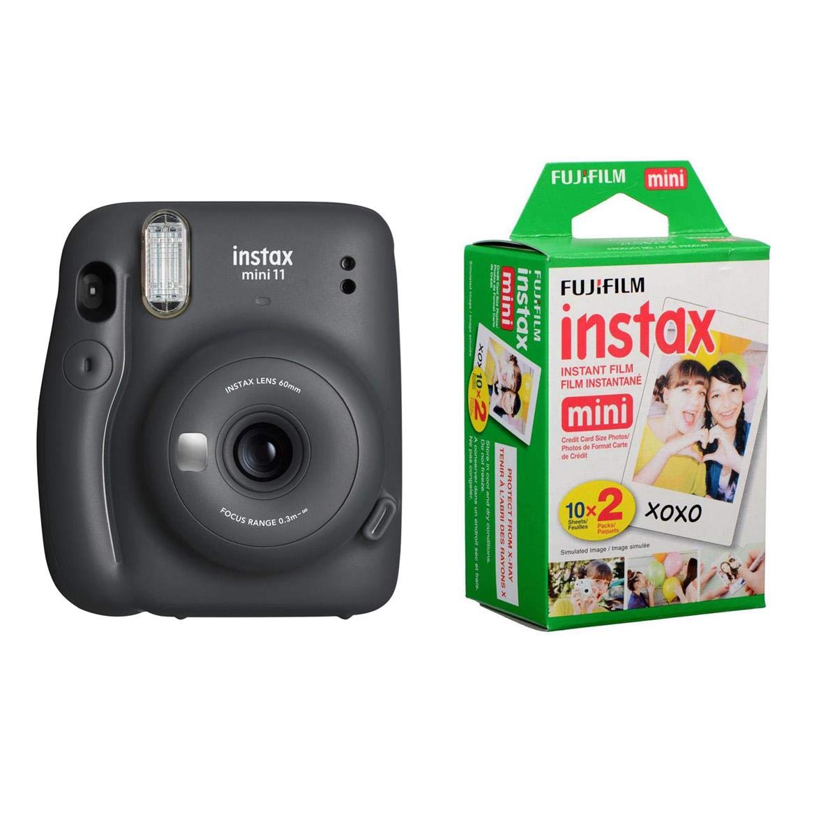 Cámara Fujifilm Instax Mini 11 Gris Antracita Con Kit De Accesorios - Venta Internacional.