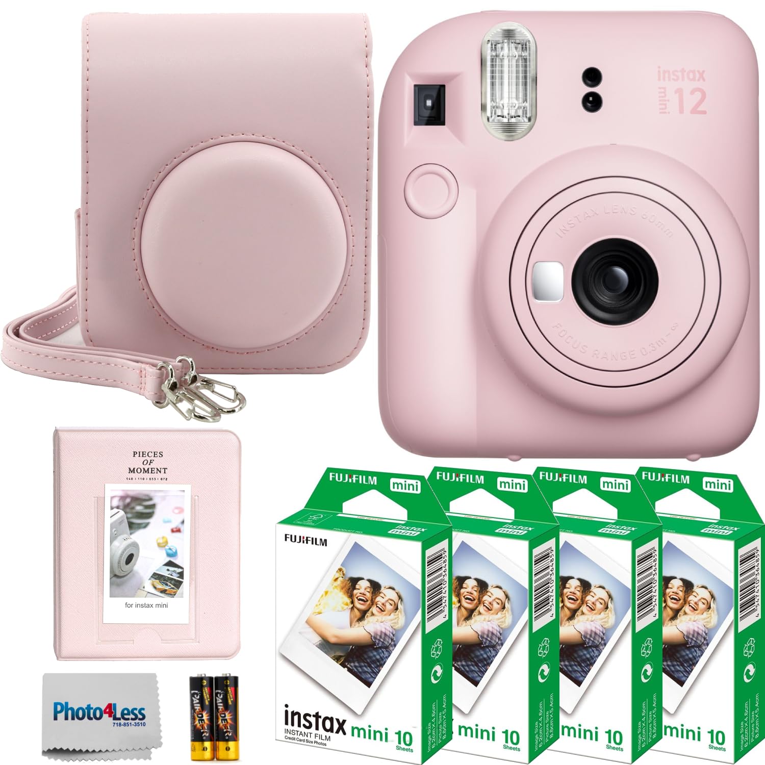 Cámara De Película Instantánea Fujifilm Instax Mini 12 Blossom Pink - Venta Internacional. $4,788