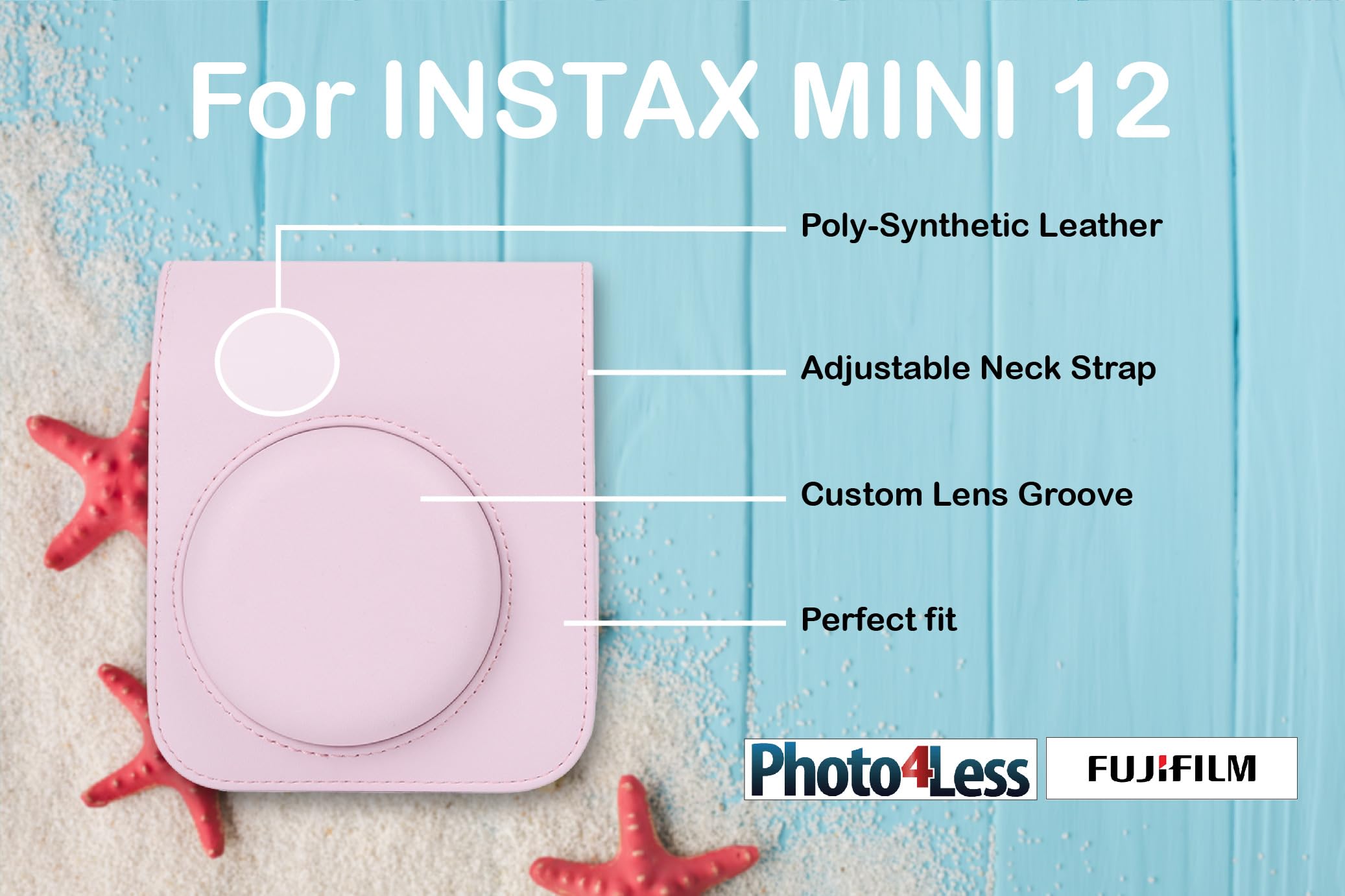 Foto 5 pulgar | Cámara De Película Instantánea Fujifilm Instax Mini 12 Blossom Pink - Venta Internacional.