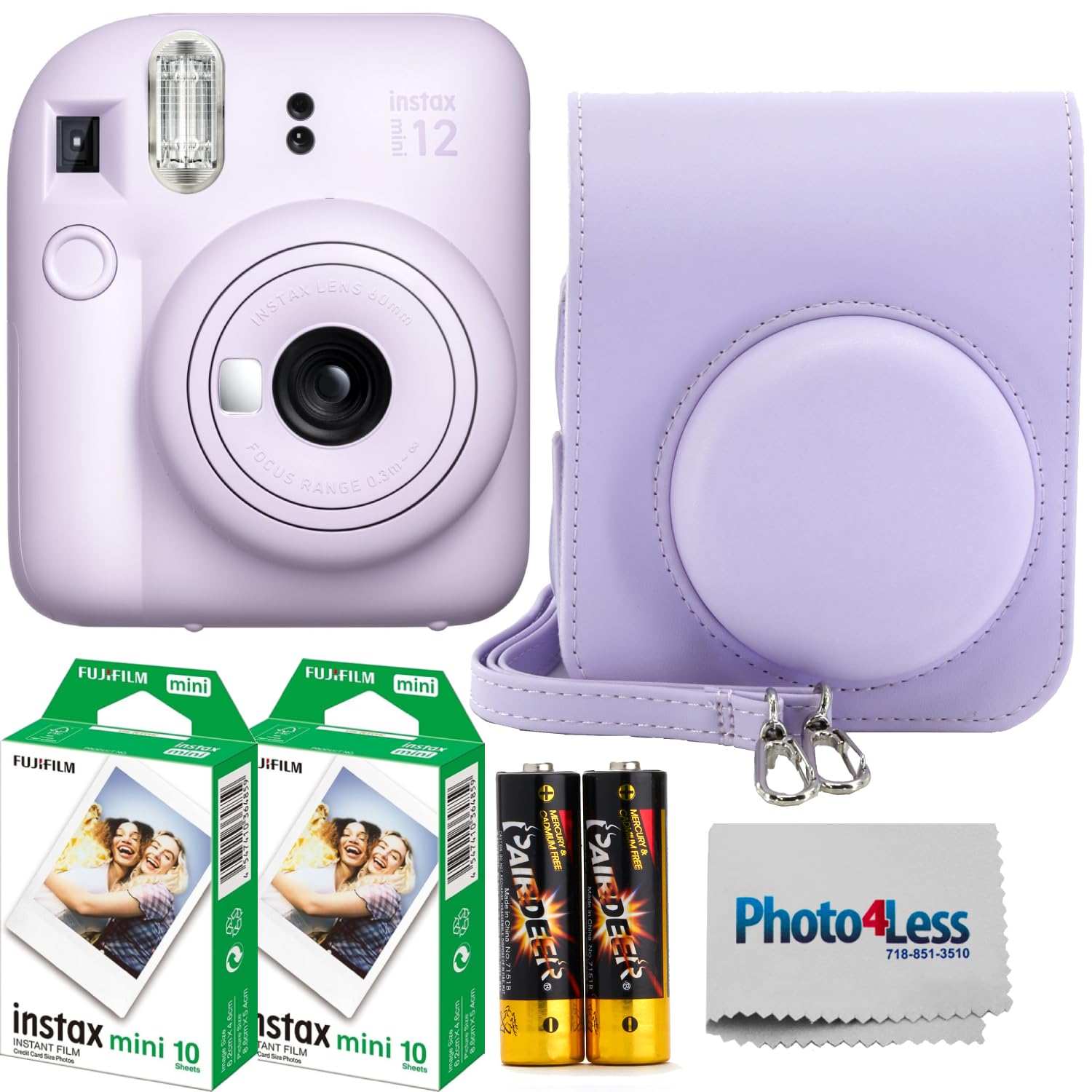 Foto 2 pulgar | Cámara De Película Instantánea Fujifilm Instax Mini 12 Lilac Purple - Venta Internacional.