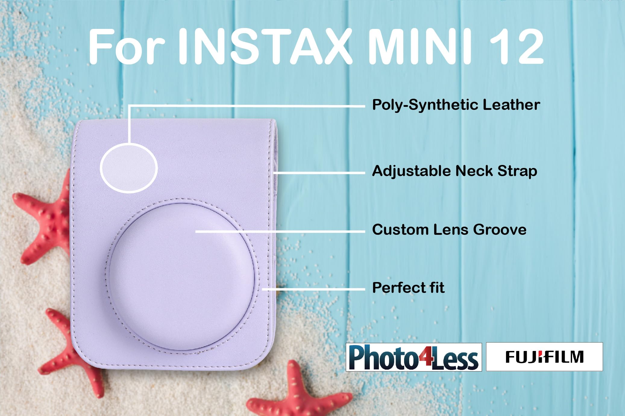 Foto 6 pulgar | Cámara De Película Instantánea Fujifilm Instax Mini 12 Lilac Purple - Venta Internacional.