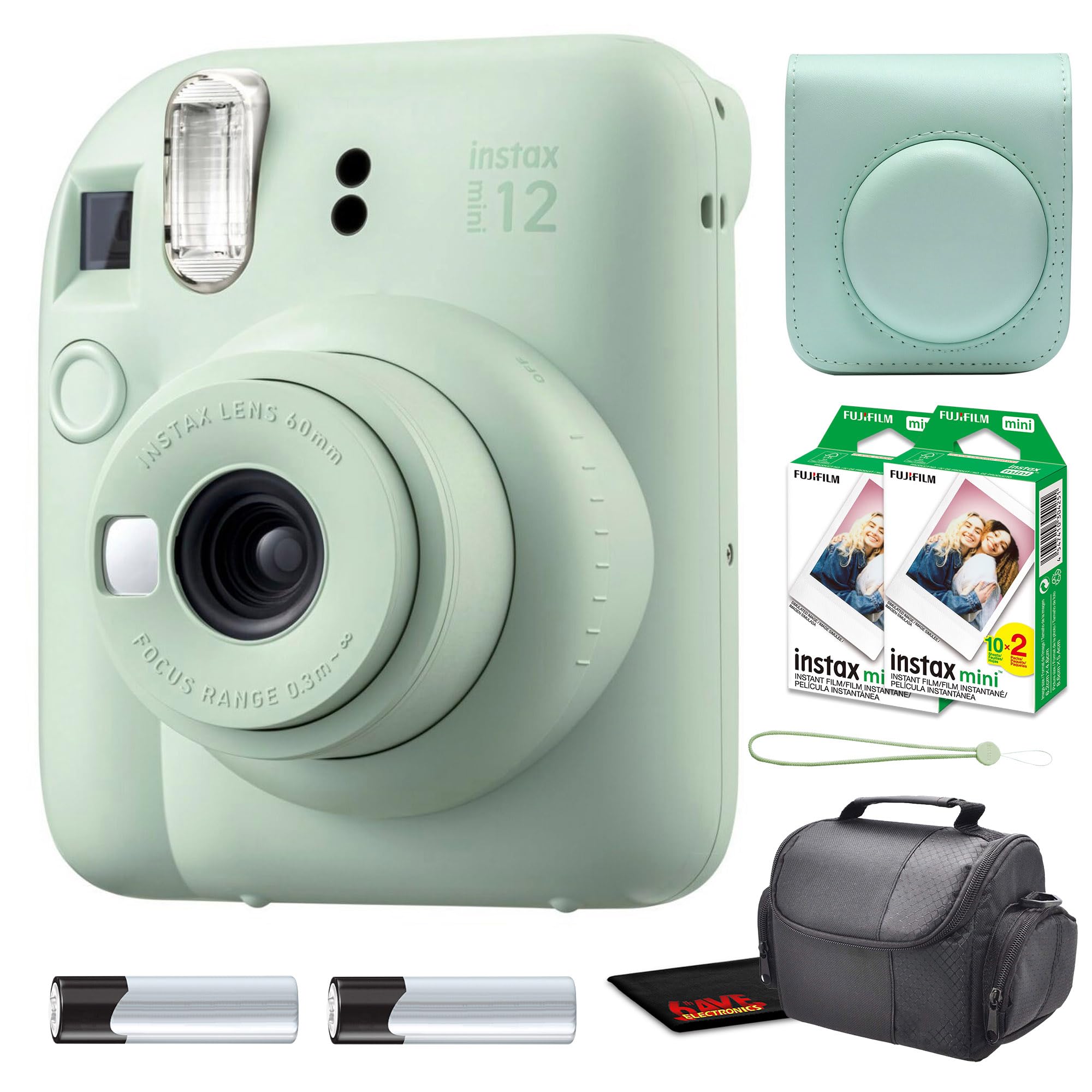 Foto 2 pulgar | Cámara Instantánea Fujifilm Instax Mini 12 Verde Menta Con Películas - Venta Internacional.