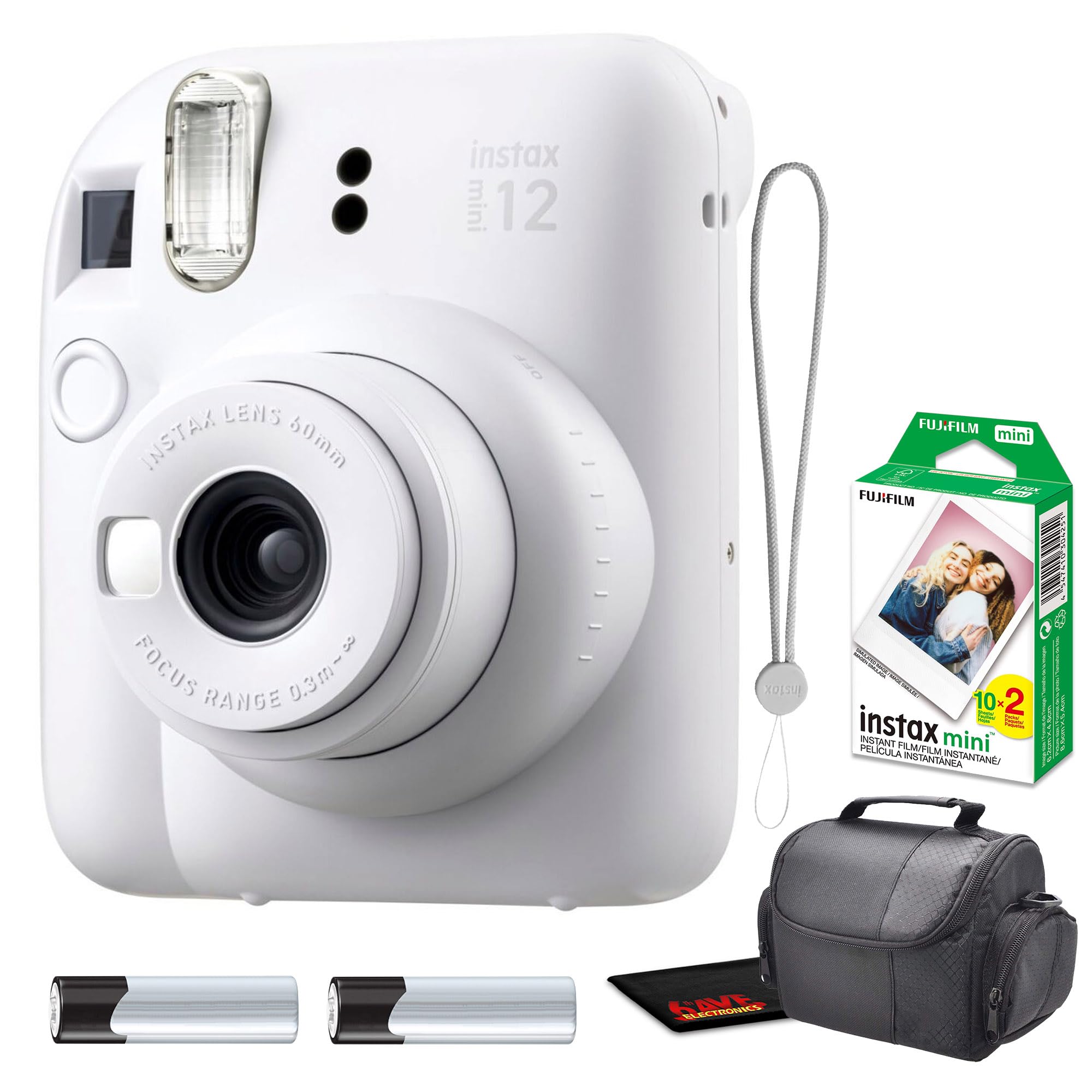 Foto 2 pulgar | Cámara Instantánea Fujifilm Instax Mini 12 Blanca Arcilla Con Películas - Venta Internacional.