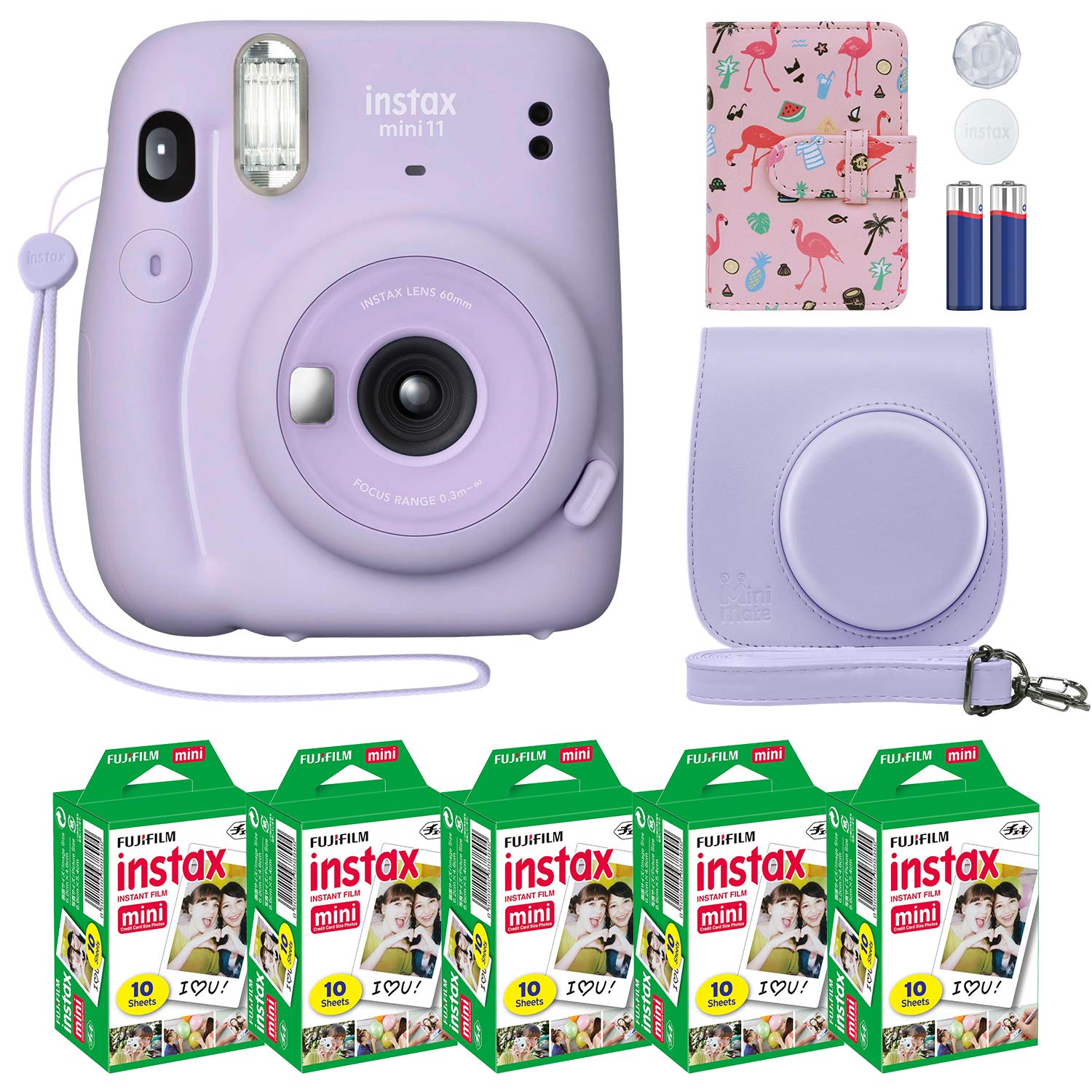 Foto 2 pulgar | Cámara Fujifilm Instax Mini 11 Lilac Purple Con Funda Y Película - Venta Internacional.