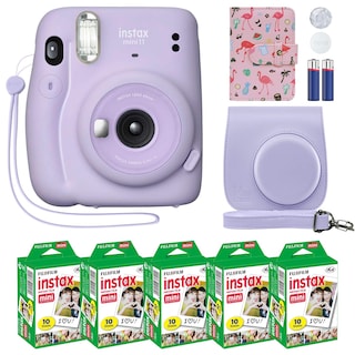 Foto 1 | Cámara Fujifilm Instax Mini 11 Lilac Purple Con Funda Y Película - Venta Internacional.