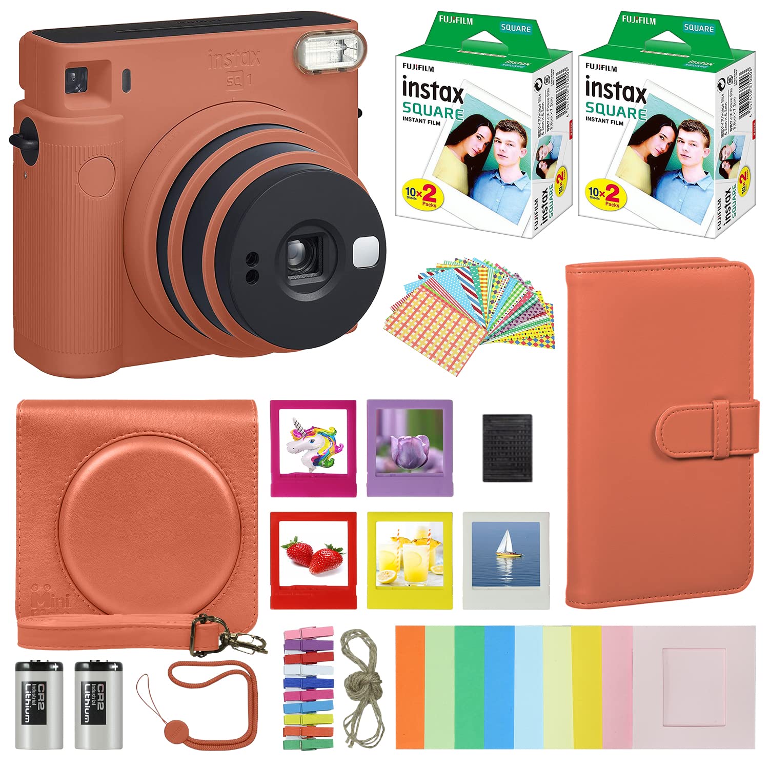 Foto 2 pulgar | Cámara Instantánea Fujifilm Instax Square Sq1 Terracotta Naranja - Venta Internacional.