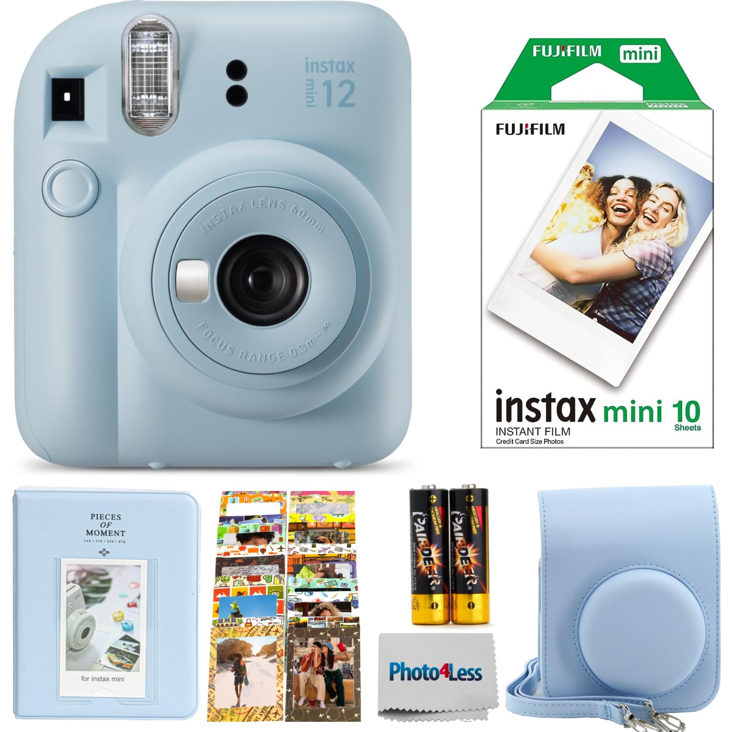 Foto 2 pulgar | Cámara De Película Instantánea Fujifilm Instax Mini 12 (azul Pastel) - Venta Internacional.