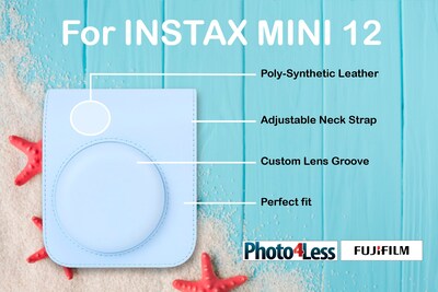 Foto 4 | Cámara De Película Instantánea Fujifilm Instax Mini 12 (azul Pastel) - Venta Internacional.
