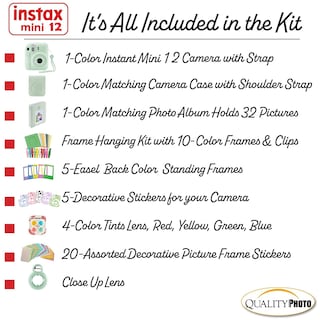 Foto 3 | Cámara Instantánea Fujifilm Instax Mini 12 Con Kit De Accesorios - Venta Internacional.