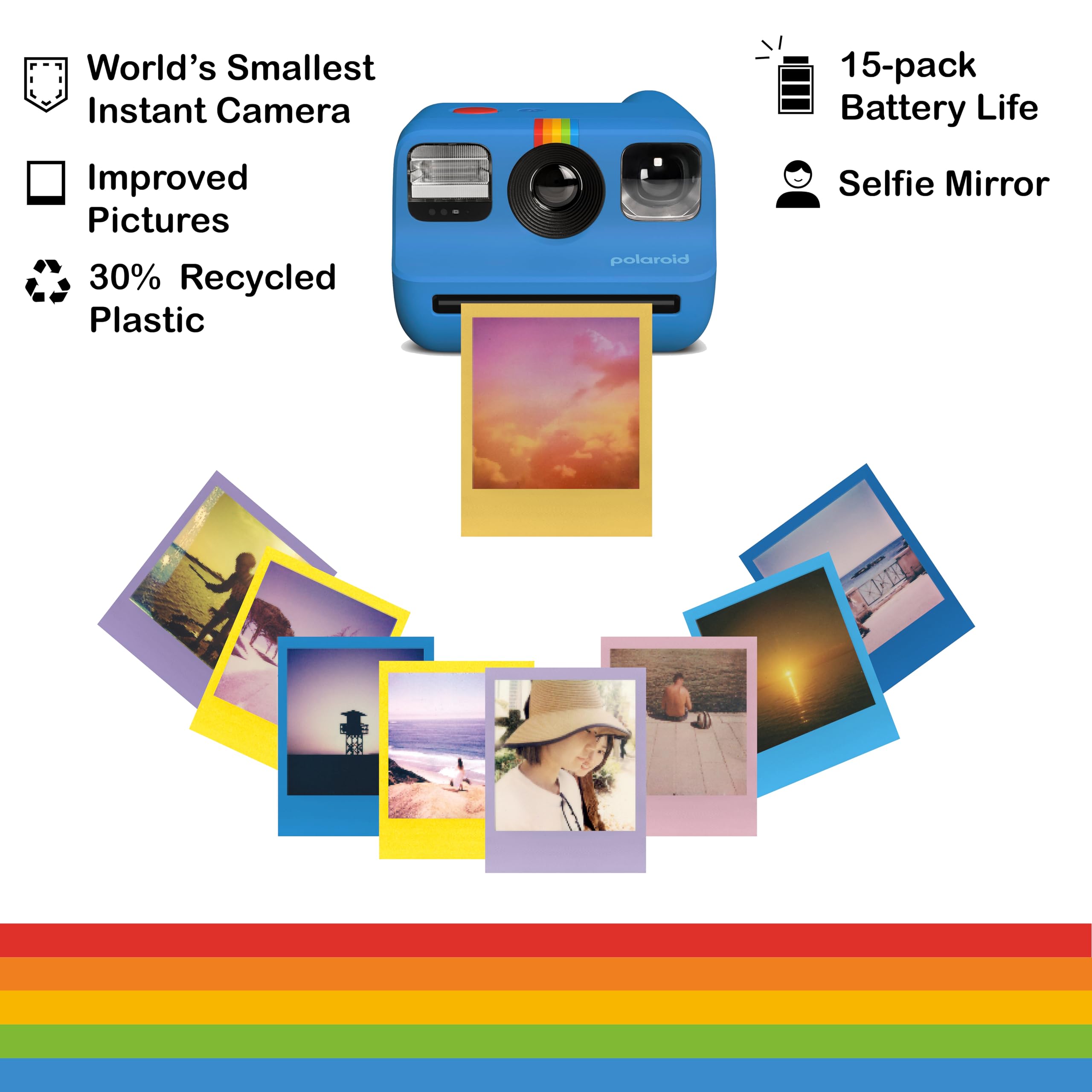 Foto 4 pulgar | Cámara De Película Instantánea Polaroid Go Generation 2 Con Paquete - Venta Internacional.