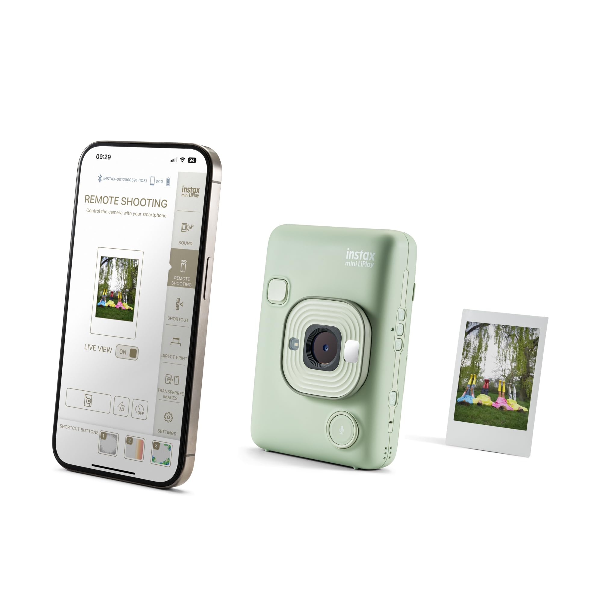 Foto 6 | Cámara Instantánea Fujifilm Instax Mini Liplay Hybrid - Verde - Venta Internacional.