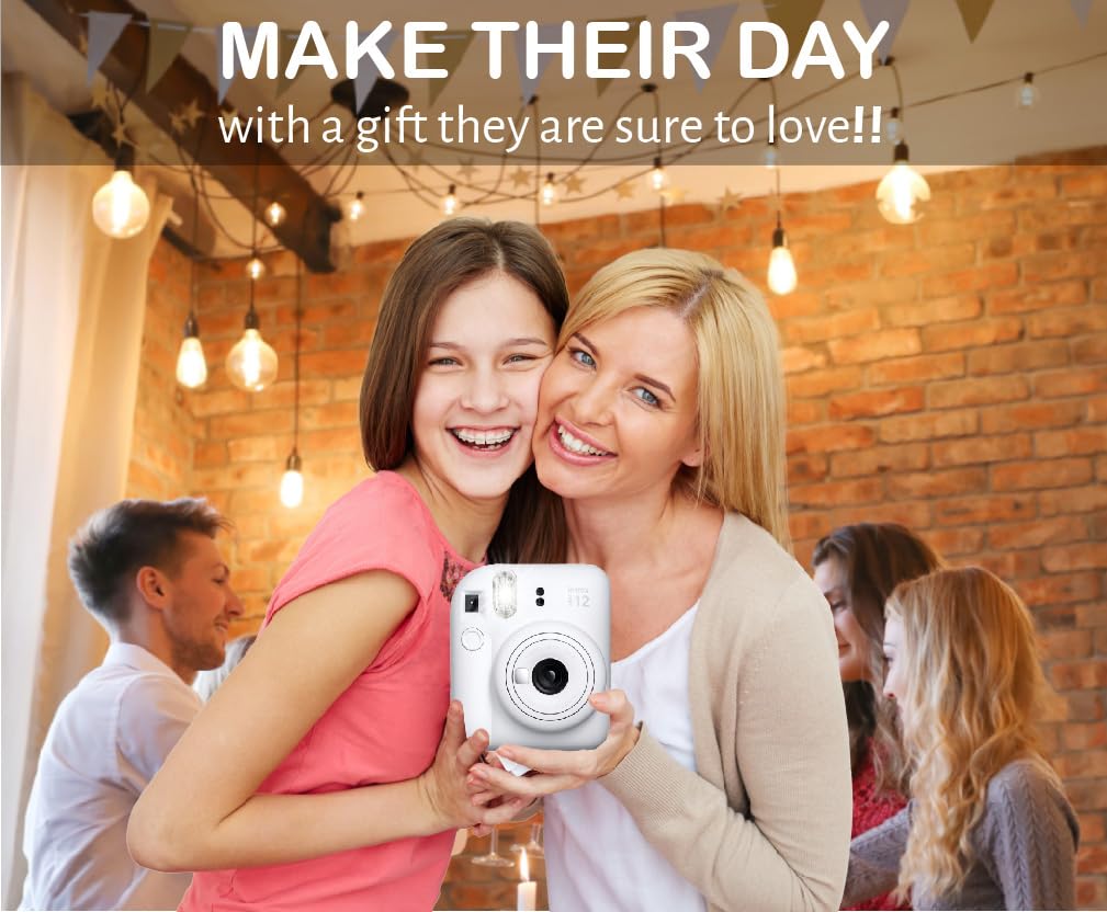 Foto 7 | Cámara De Película Instantánea Fujifilm Instax Mini 12 Clay White - Venta Internacional.